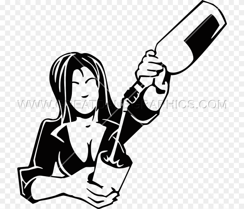 Female Production Ready Artwork Female Bartender Clipart, Adult, Person, Woman, Alcohol Free Png Download
