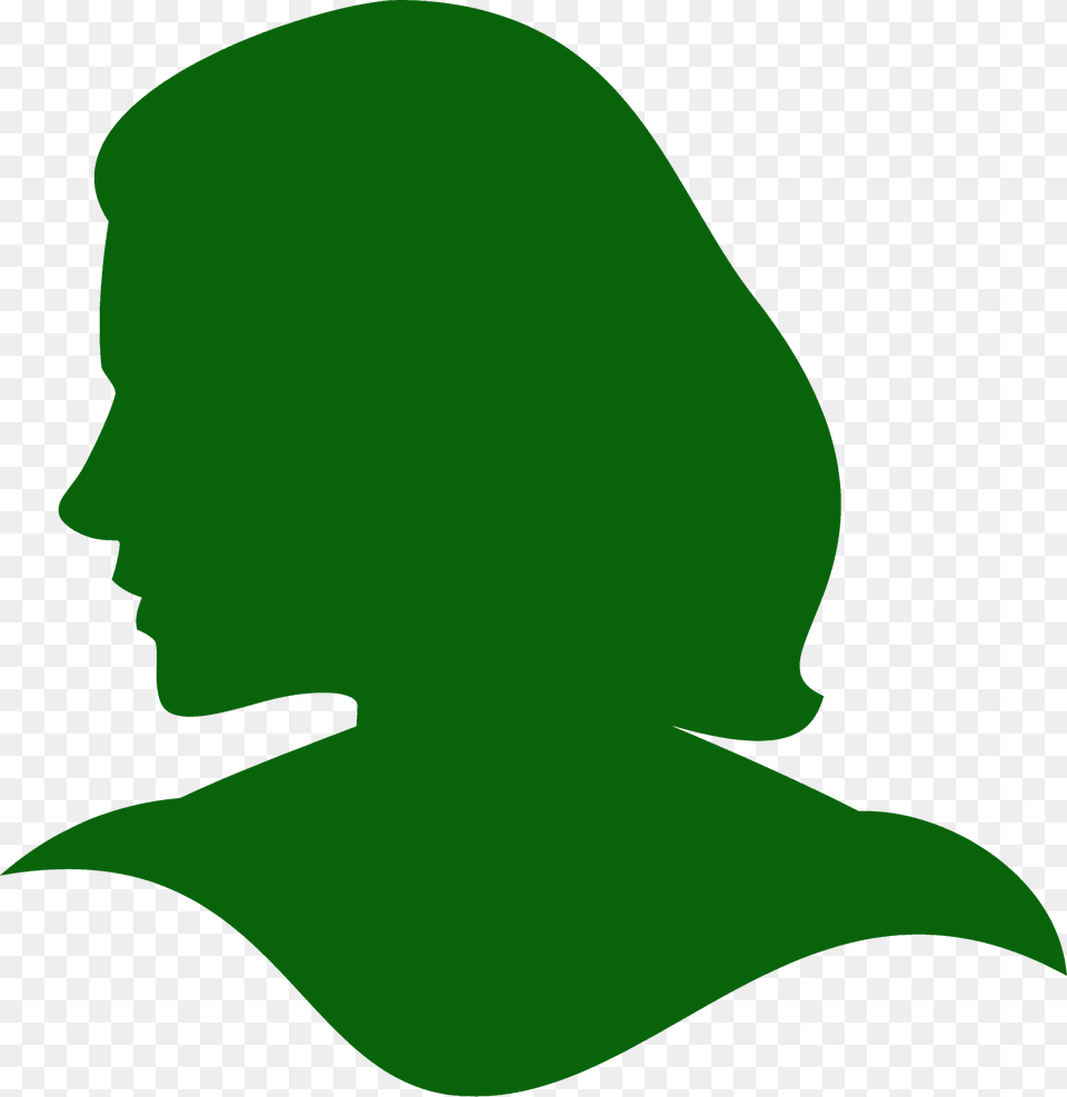 Female Profile Silhouette, Clothing, Hood, Head, Person Free Png Download