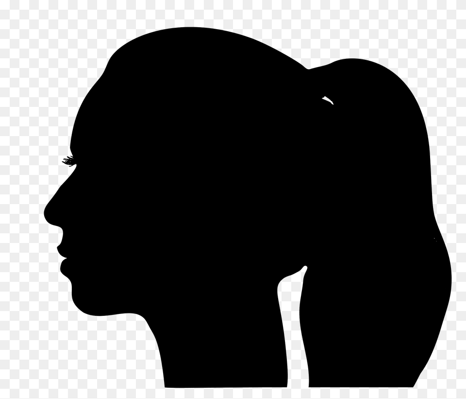 Female Profile Silhouette, Face, Head, Person Free Png