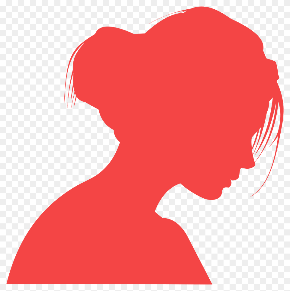 Female Profile Silhouette, Body Part, Face, Head, Neck Free Png Download