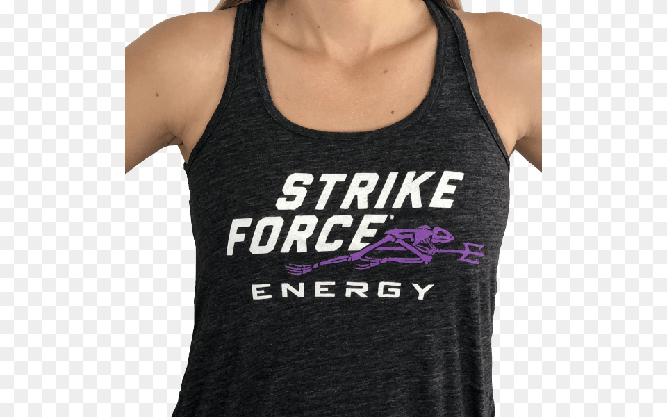 Female Racerback Tanks Strike Force Beverage Llc, Clothing, Tank Top, T-shirt Free Png Download