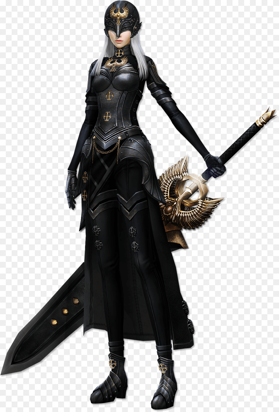 Female Rogue Warhammer, Sword, Weapon, Adult, Person Free Png Download