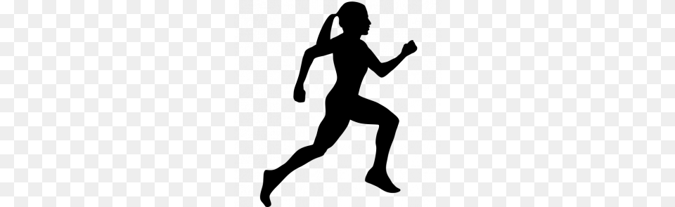 Female Runner Clipart Clipart, Gray Png