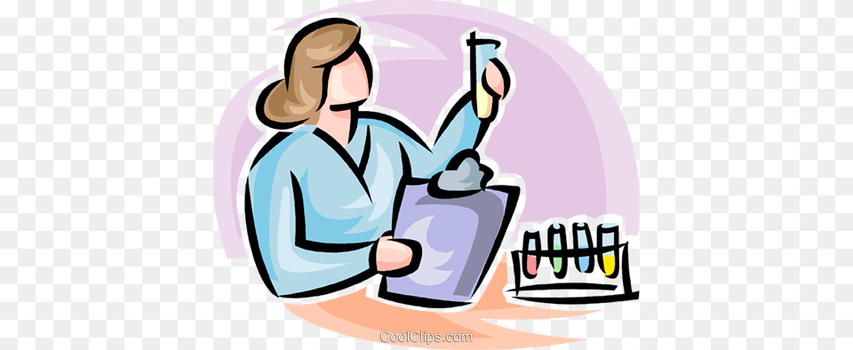 Female Scientist Looking, Cleaning, Person Free Png Download