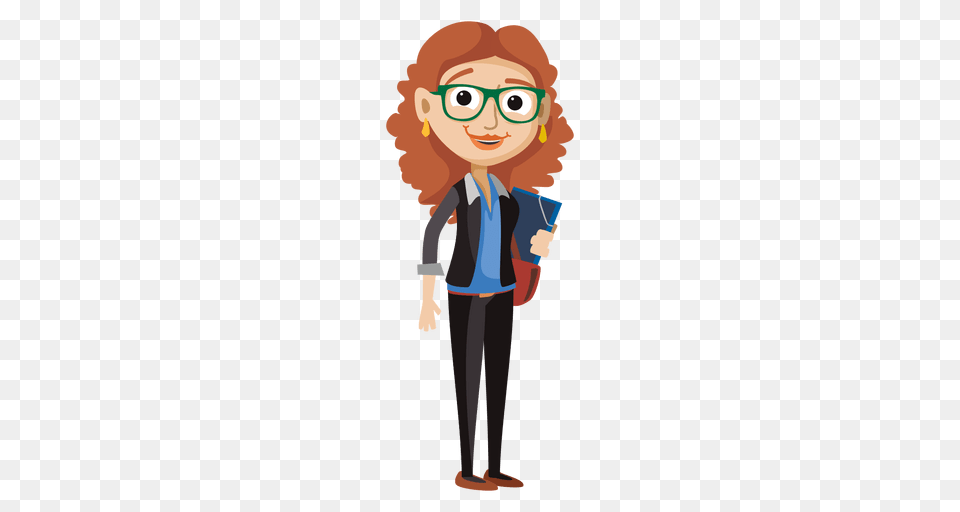 Female Secretary Cartoon, Person, Head, Face, Portrait Png