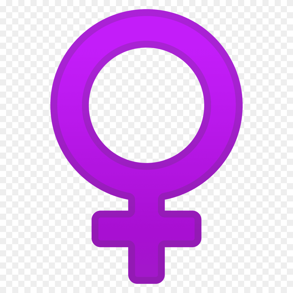 Female Sign Emoji Clipart, Purple, Symbol Png Image
