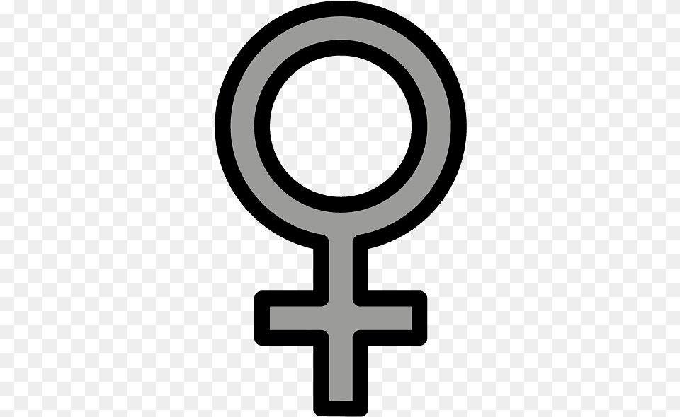 Female Sign Emoji Clipart Female Icon, Cross, Symbol, Magnifying Png