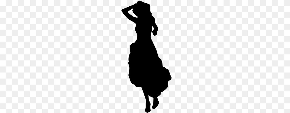 Female Silhouette Clip Art Free, Gray Png Image