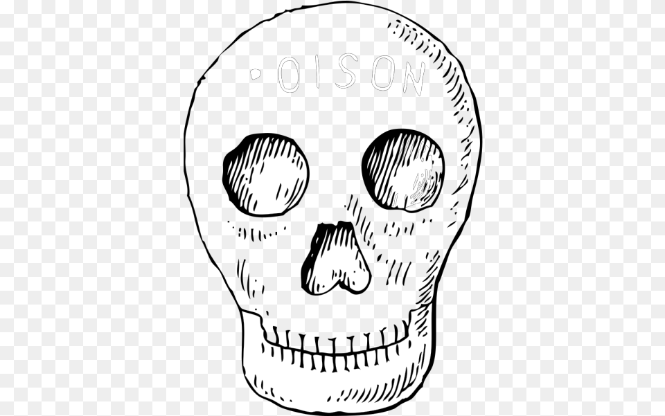 Female Skull Svg Clip Art For Web Poison Skull, Stencil, Baby, Person Free Png Download