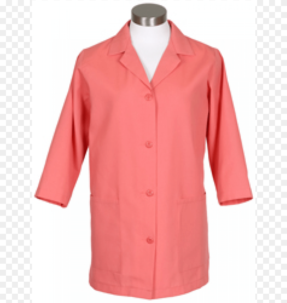 Female Smock Salmon Fame K72 Female Smock Salmon, Clothing, Coat, Lab Coat Png Image