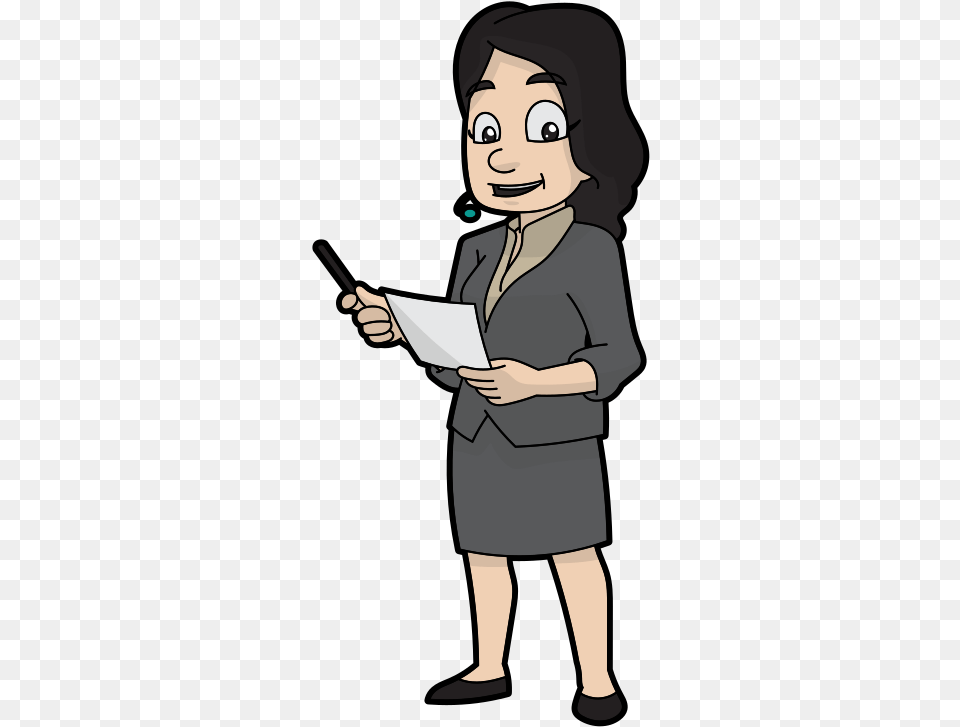 Female Speaker Clipart, Baby, Person, Book, Comics Free Png