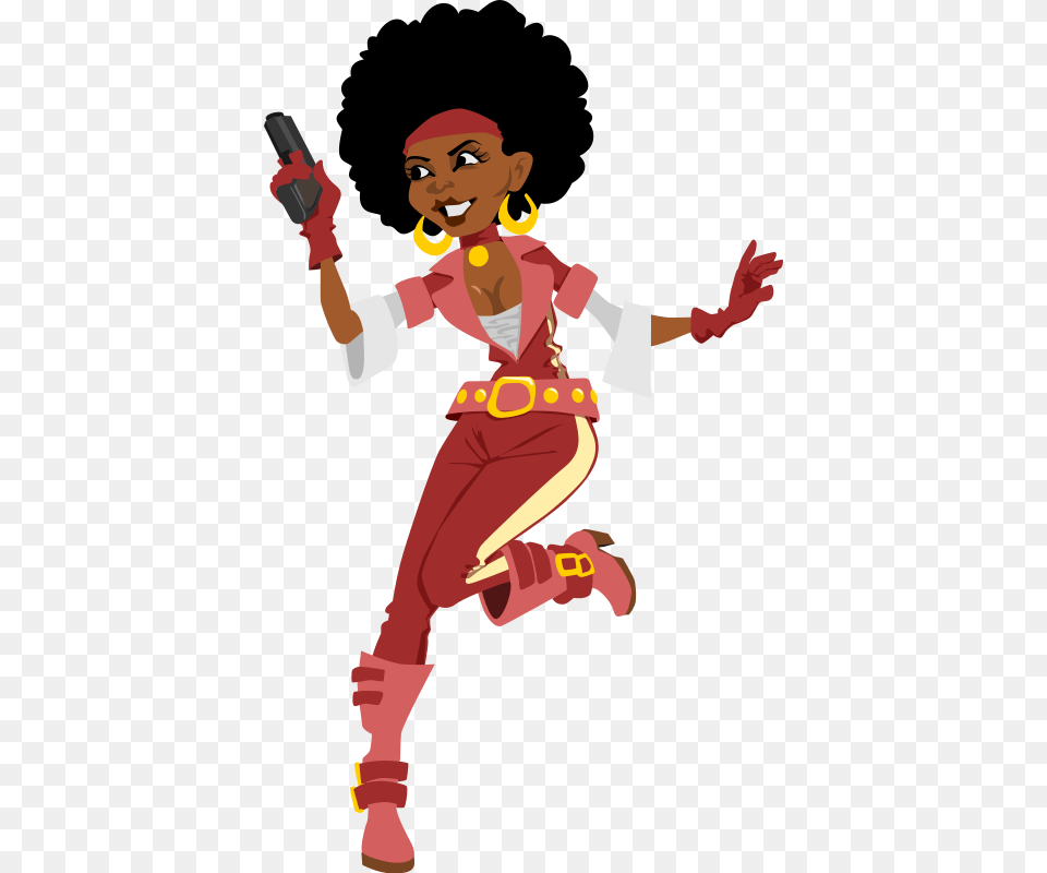 Female Spy Pluspng African American Dancing Clipart, Person, Cartoon, Face, Head Free Png