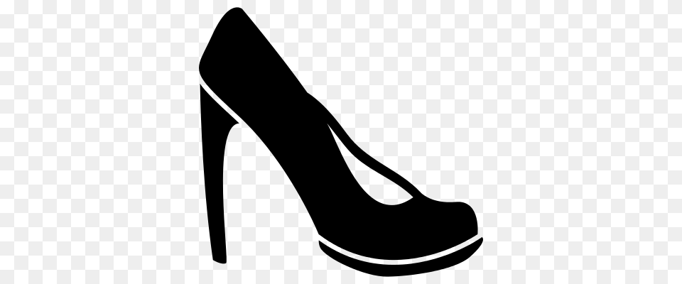 Female Stiletto Shoes Vectors Logos Icons And Photos, Gray Free Png