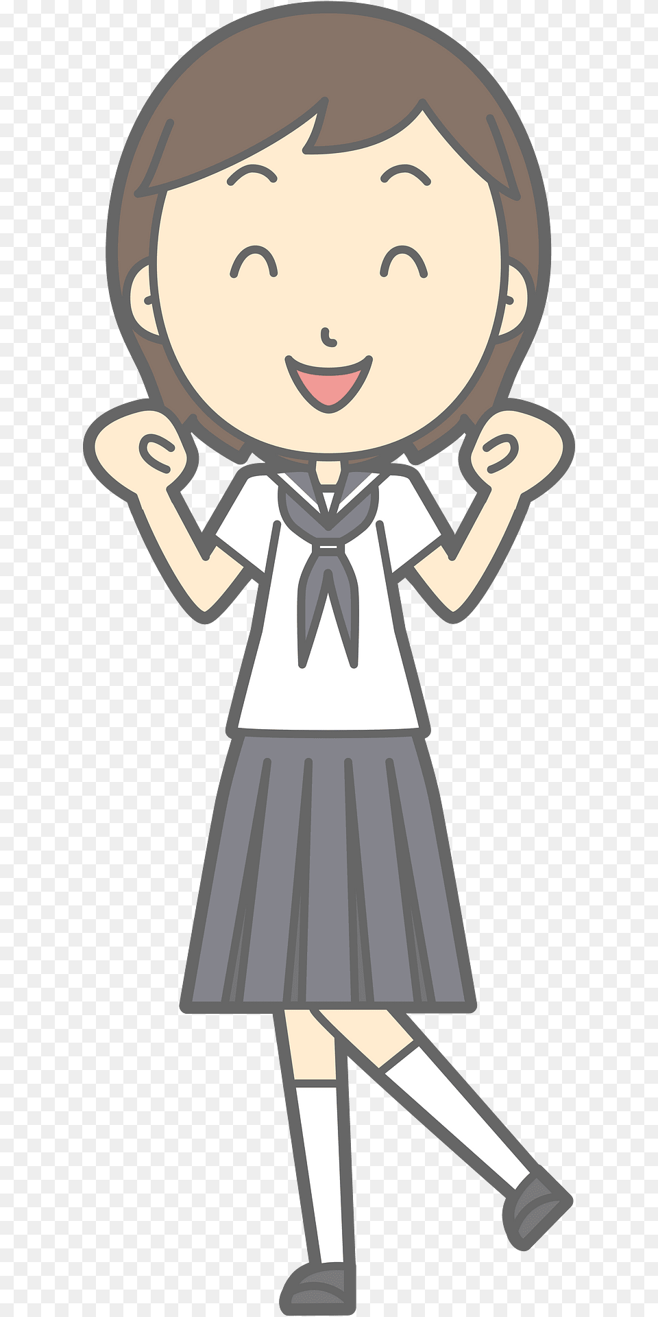 Female Student Clipart, Book, Comics, Publication, Face Free Transparent Png