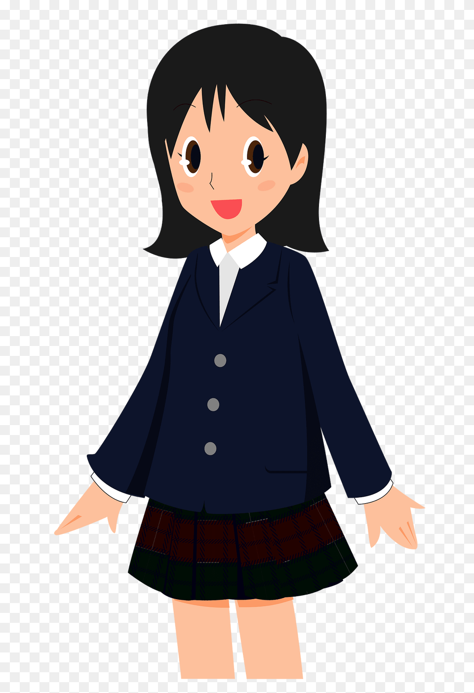 Female Student Clipart, Clothing, Skirt, Baby, Person Free Png