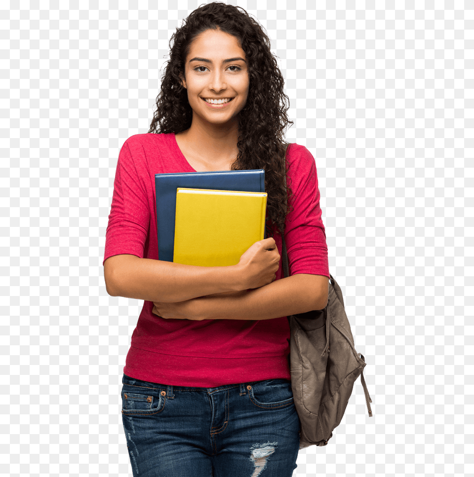 Female Student College Student Transparent Background, Reading, Person, Teen, Smile Free Png
