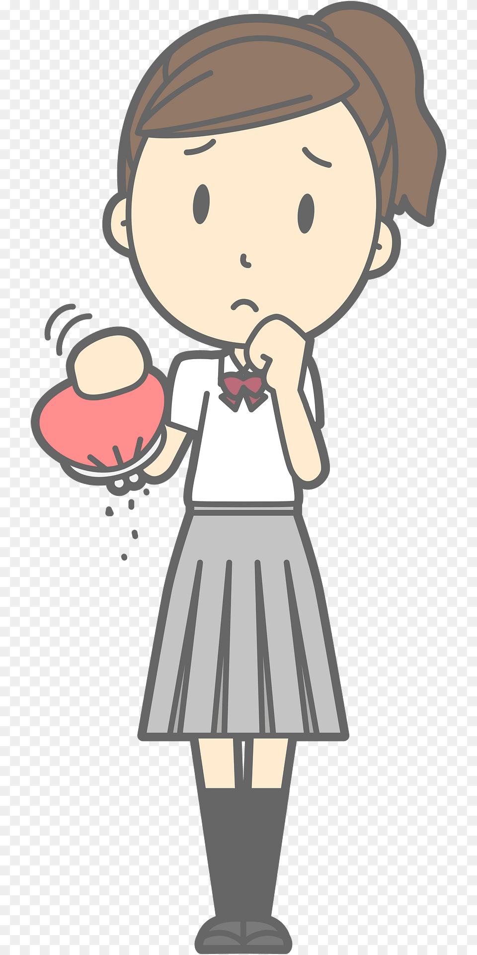 Female Student No Money Clipart, Person, Face, Head, Clothing Png
