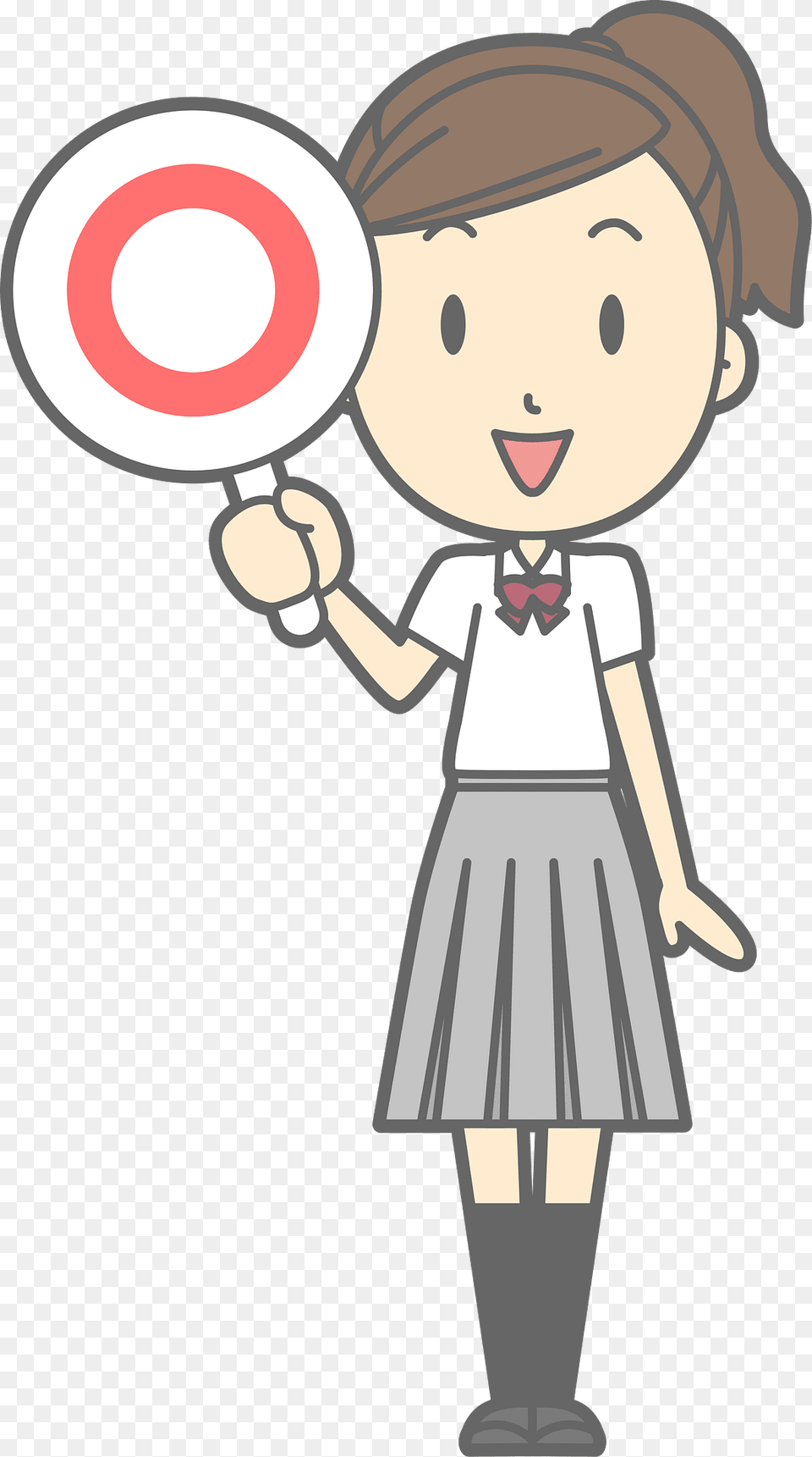 Female Student O Correct Clipart, Book, Comics, Publication, Face Free Transparent Png