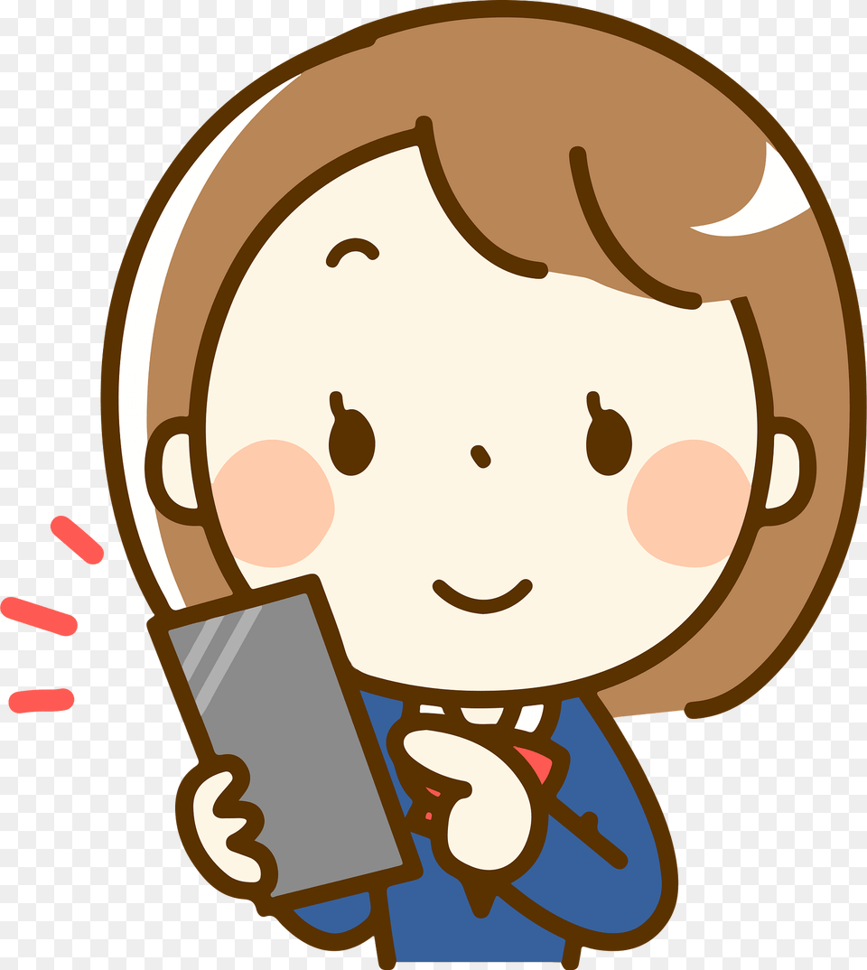 Female Student Smartphone Clipart, Electronics, Phone, Baby, Face Png Image