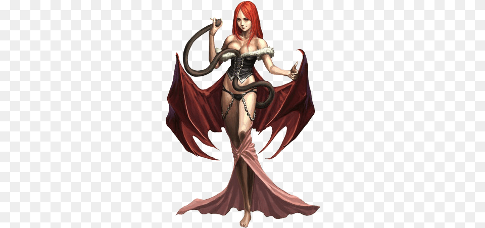 Female Succubus Transparent Succubus, Clothing, Costume, Person, Adult Free Png