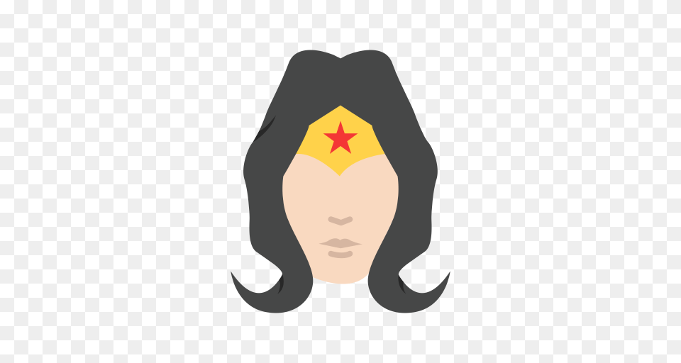 Female Superhero Justice League Superhero Wonder Woman Icon, Clothing, Hat, Face, Head Png Image