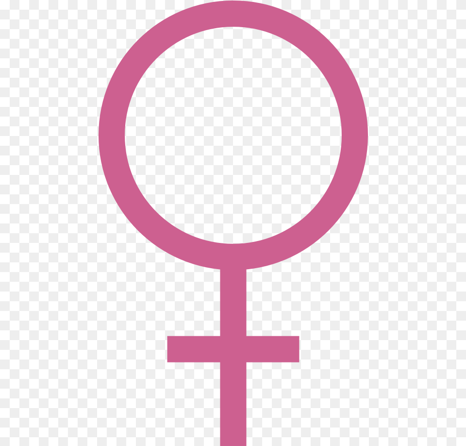 Female Symbol Color Colour Hot Pink 3 Xochi Cross, Racket Png