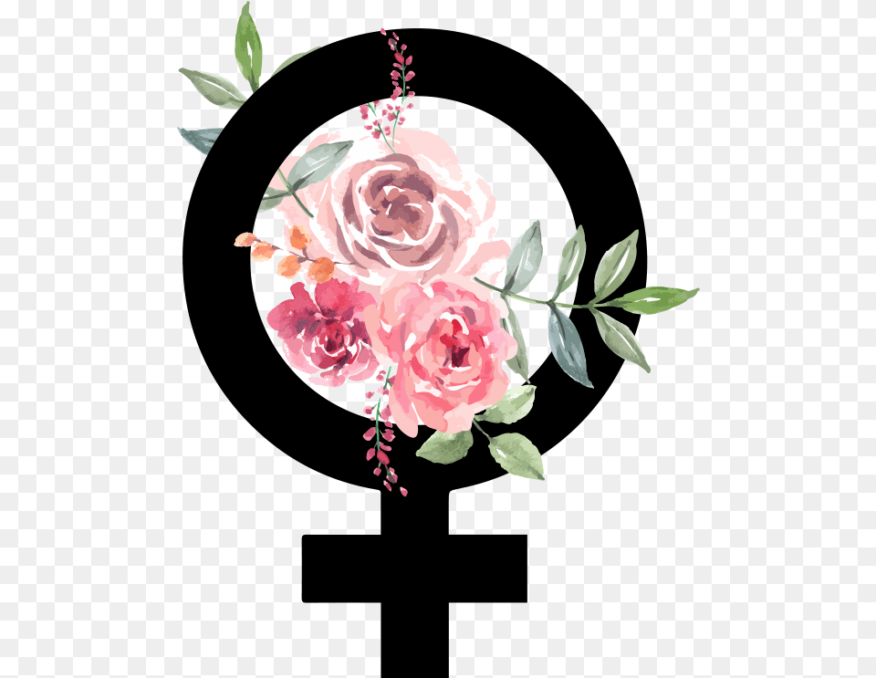 Female Symbol Emoji Sticker Tenstickers Hybrid Tea Rose, Art, Floral Design, Flower, Graphics Png Image