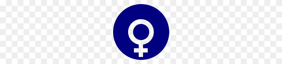 Female Symbol On Blue Background, Disk, Key Png