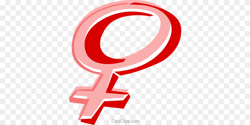 Female Symbol Royalty Vector Clip Art Illustration, Key, Magnifying Free Png Download