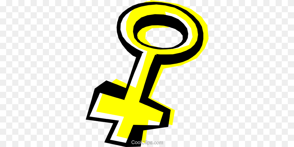 Female Symbol Royalty Vector Clip Art Illustration, Key Png Image