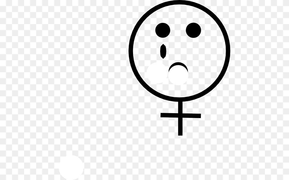 Female Symbol Sad Clip Art Clip Art, Stencil, Face, Head, Person Png