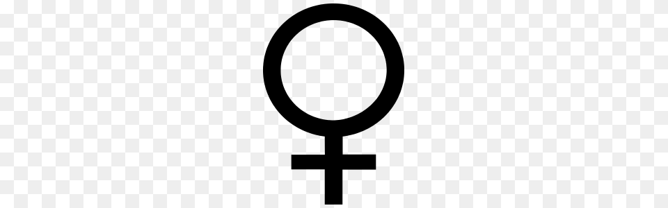 Female Symbol Sticker, Magnifying Png