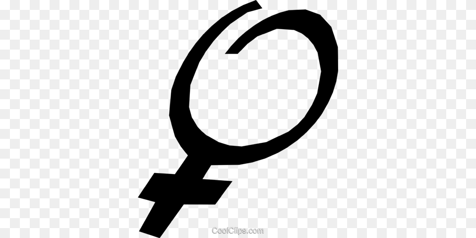 Female Symbols Royalty Vector Clip Art Illustration Cool Symbols To Draw, Magnifying, Bow, Weapon Free Png