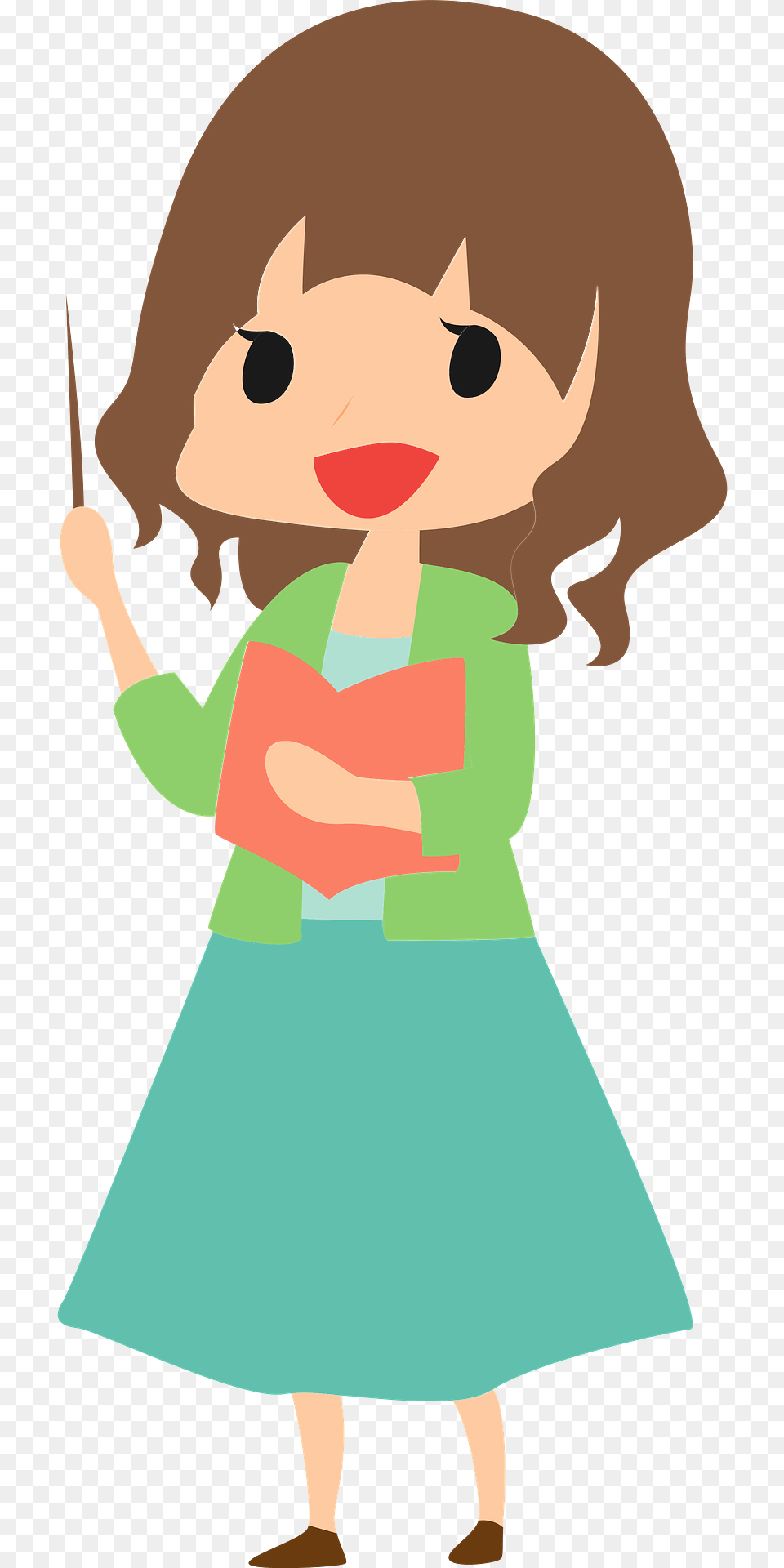 Female Teacher Clipart, Clothing, Dress, Cartoon, Baby Png