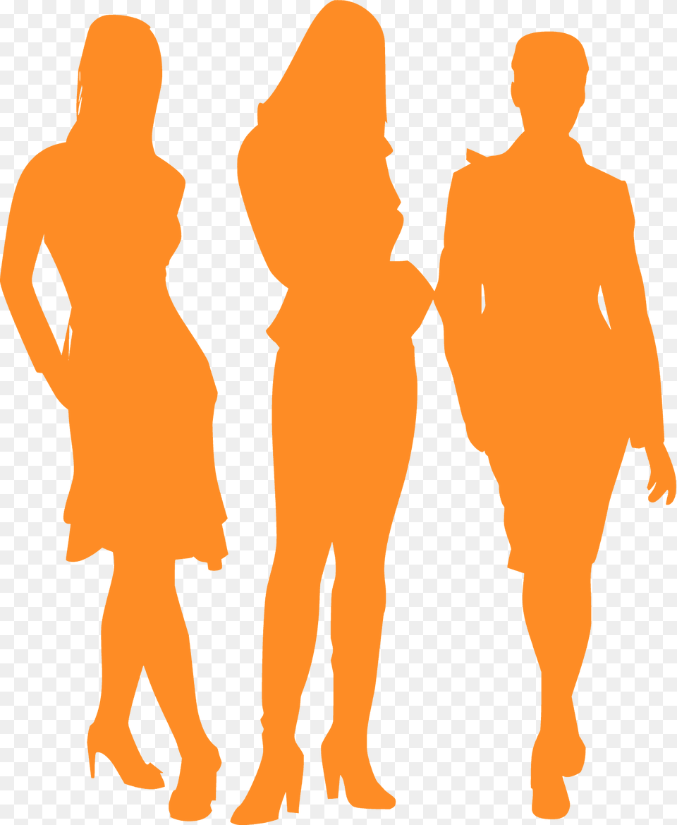 Female Team Silhouette, Adult, Male, Man, Person Free Png