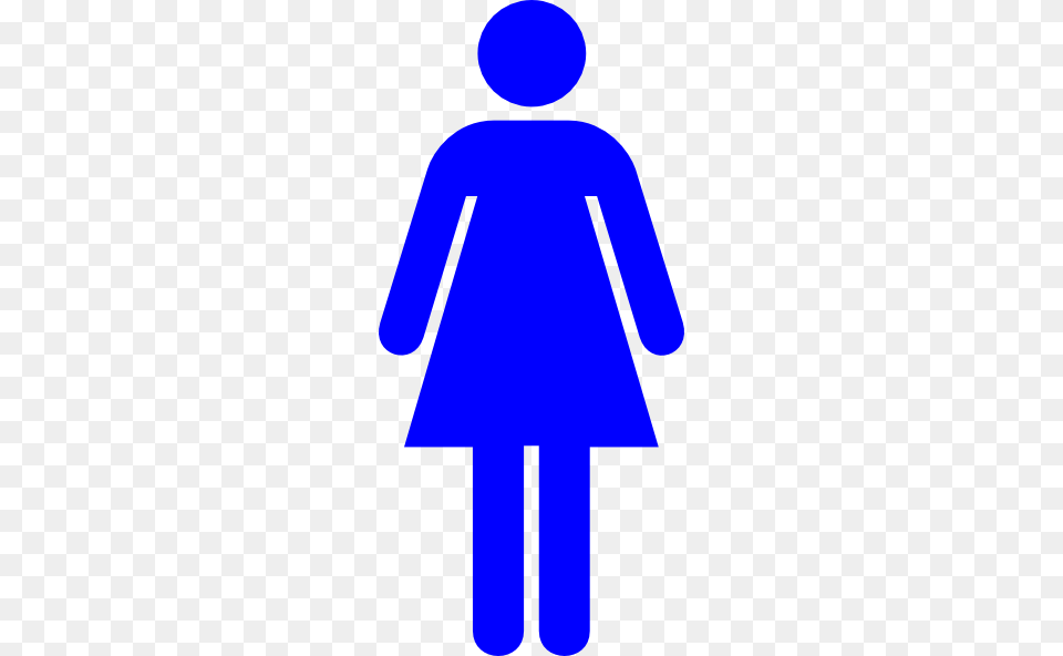 Female Toilet Sign Clip Art, Symbol, Person, Road Sign Free Png Download