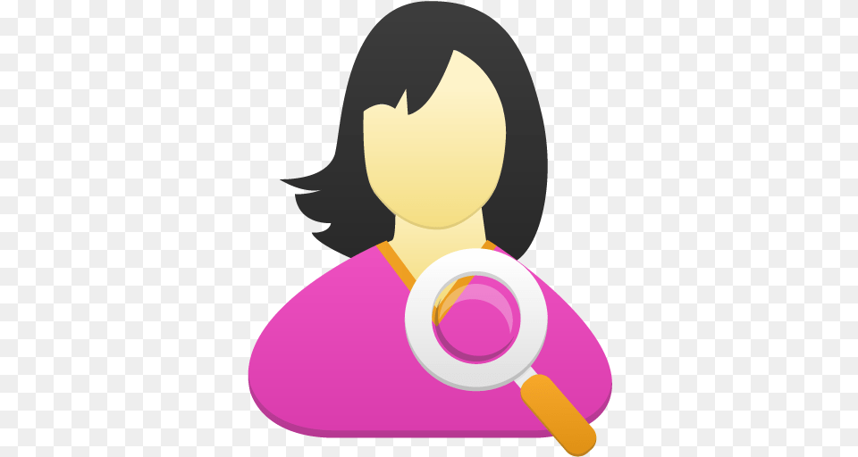Female Usersearch Icon 512x512px Ico Icns Facebook Female, Baby, Person, Face, Head Free Transparent Png