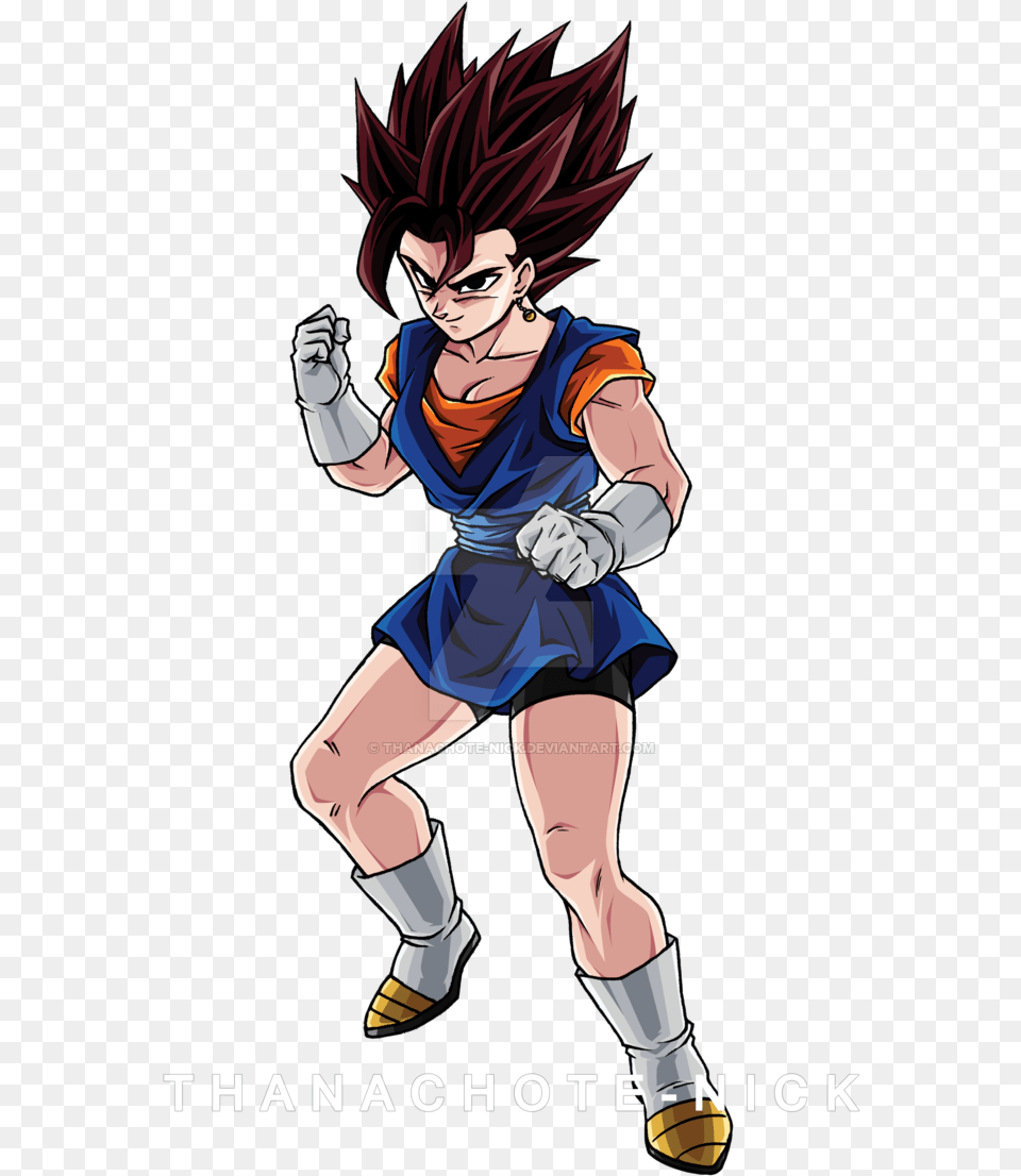 Female Vegito, Book, Comics, Publication, Person Free Transparent Png