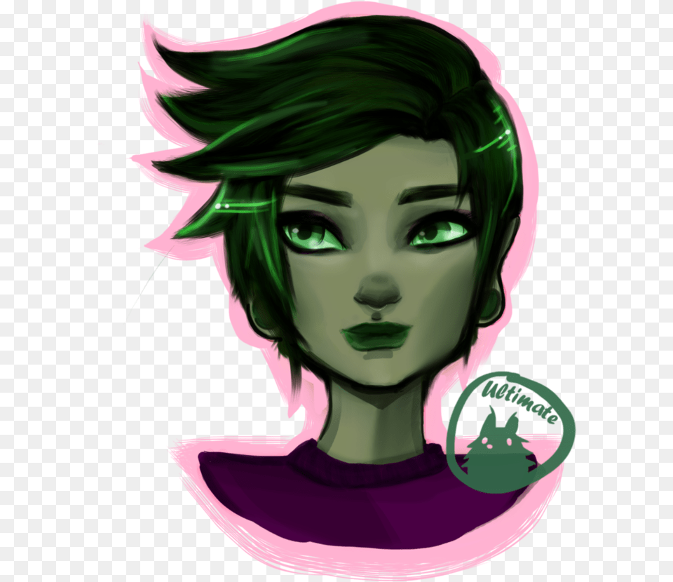 Female Version Of Beast Boy W Video By Ultimate Hedgehog Female Beast Boy, Woman, Person, Green, Adult Free Png Download