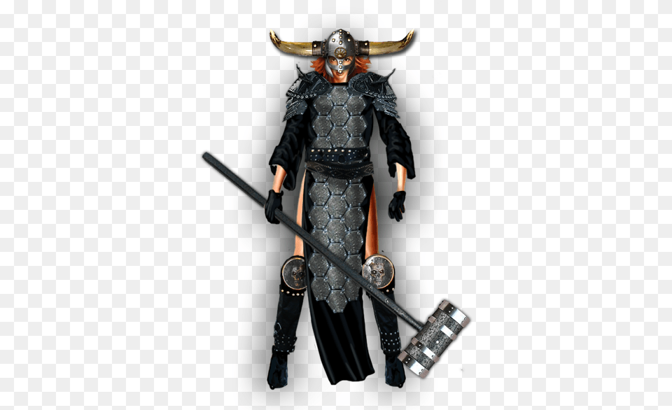 Female Warrior Female Warrior With A Hammer, Adult, Person, Woman, Sword Free Transparent Png