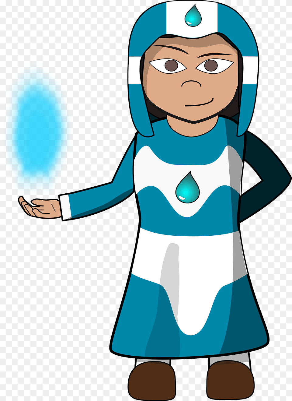 Female Water Mage Clipart, Baby, Person, Clothing, Long Sleeve Png