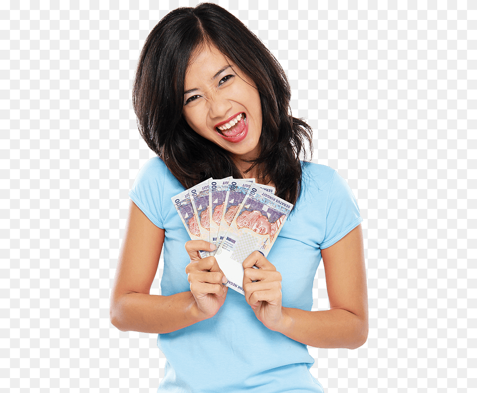 Female With Ringgit Malaysia, Adult, Publication, Person, Head Png Image