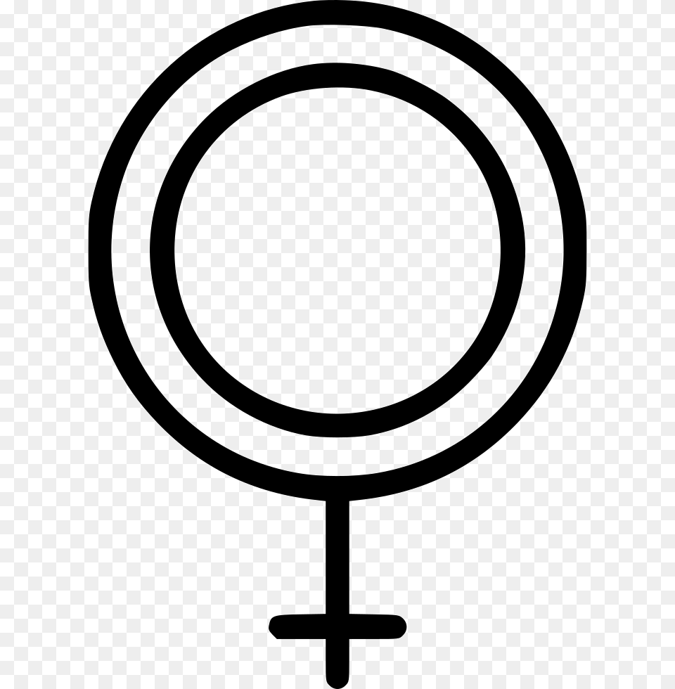 Female Woman Mark Circle Cross Portable Network Graphics, Symbol, Oval, Stencil Free Png Download