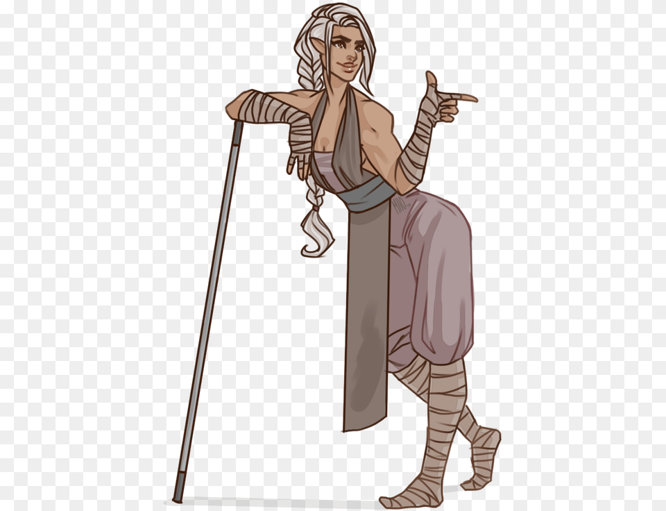 Female Wood Elf Monk, Adult, Person, Woman, Comics Png Image