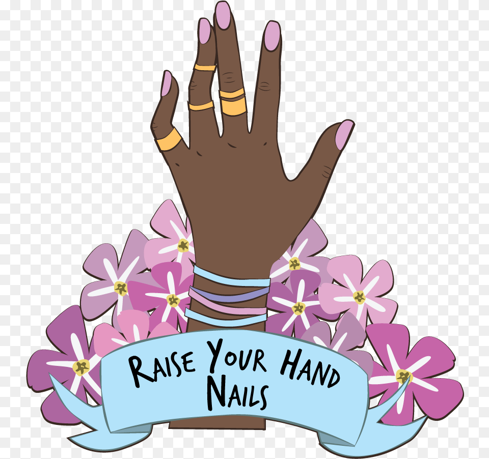 Feminine Modern Hair And Beauty Logo Design For Raise Your Hand With Nails Logo, Body Part, Finger, Person, Nail Free Transparent Png