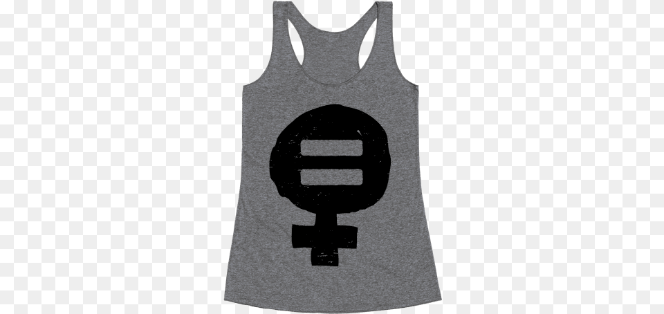 Feminism Amp Equality Symbol Racerback Tank Top Ruth Bader Ginsburg Shirt Workout, Clothing, Tank Top Png Image