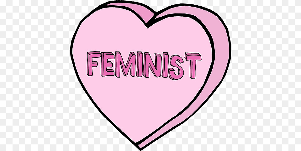 Feminist Clipart Girly, Heart Free Png