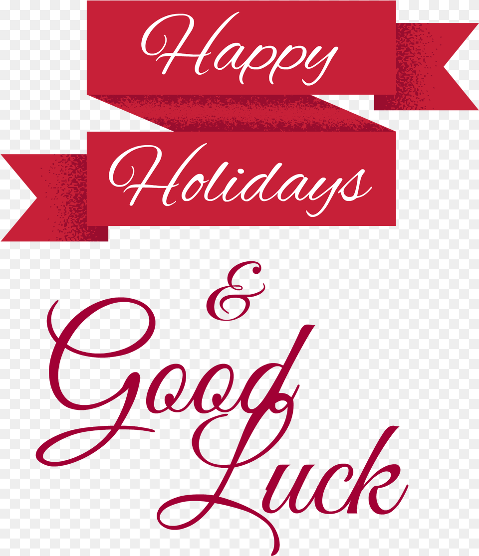 Femme Fitale Fit Club Bloghappy Holidays And Good Luck Good Luck And Happy Holidays, Text, Book, Publication Free Png Download