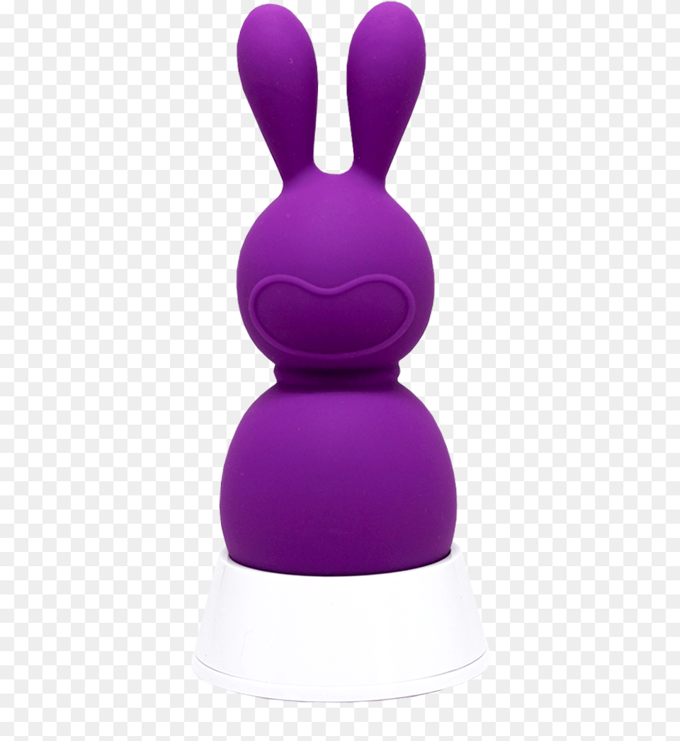 Femme Fun Bunny, Cushion, Home Decor, Purple Png