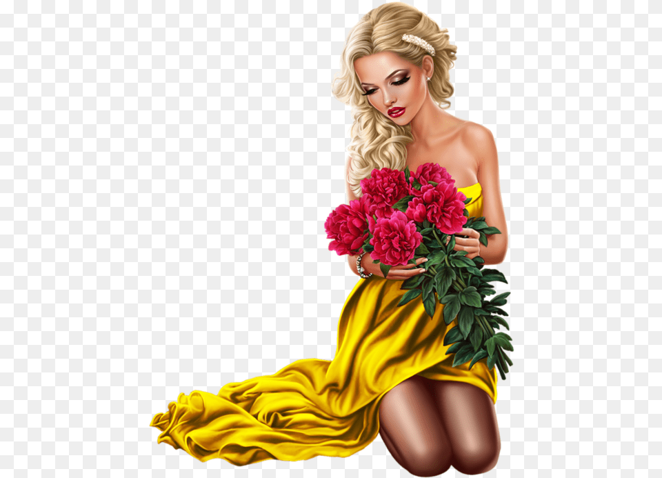 Femmes, Flower Bouquet, Plant, Flower, Flower Arrangement Png